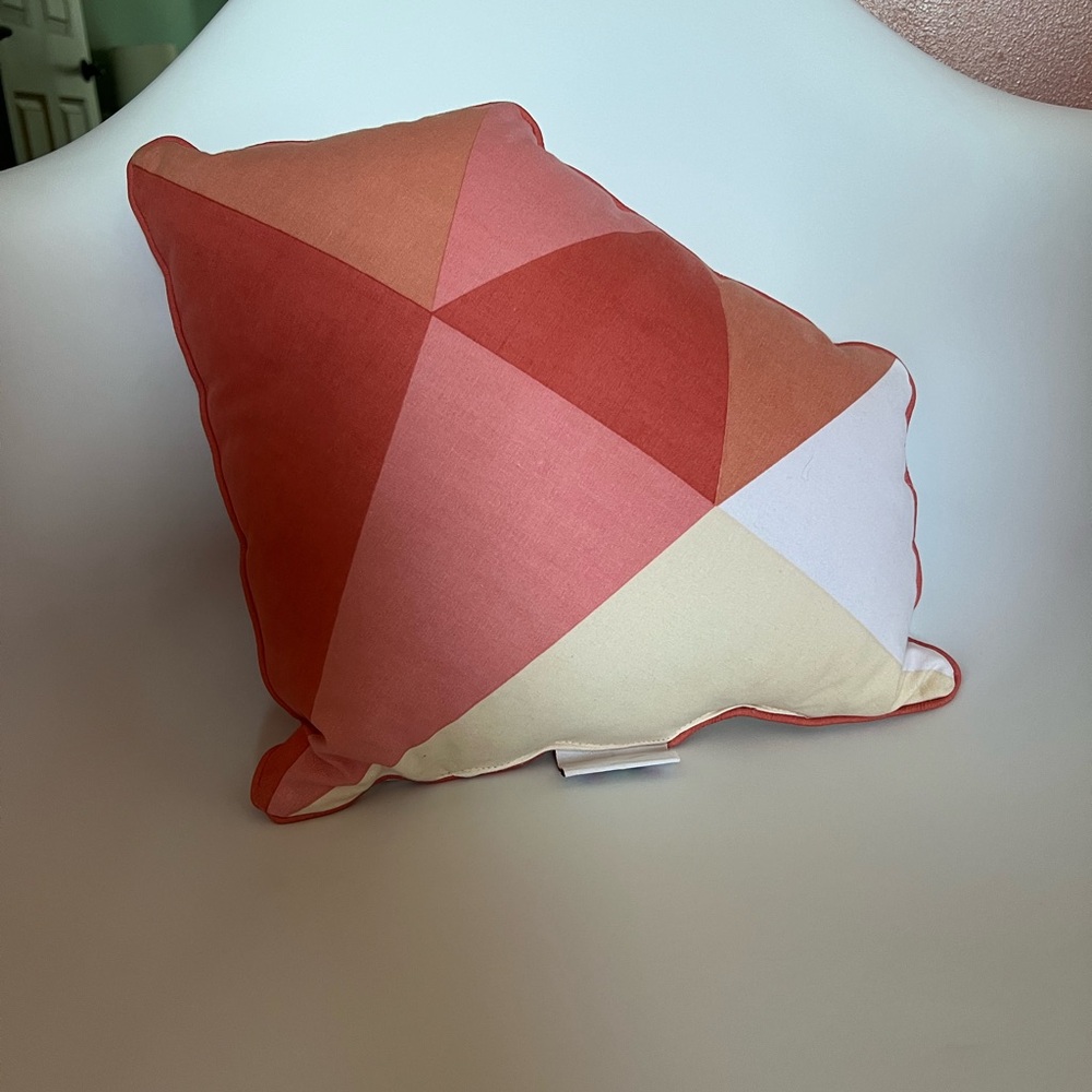 Kid Made Modern gem pillow, warm colors